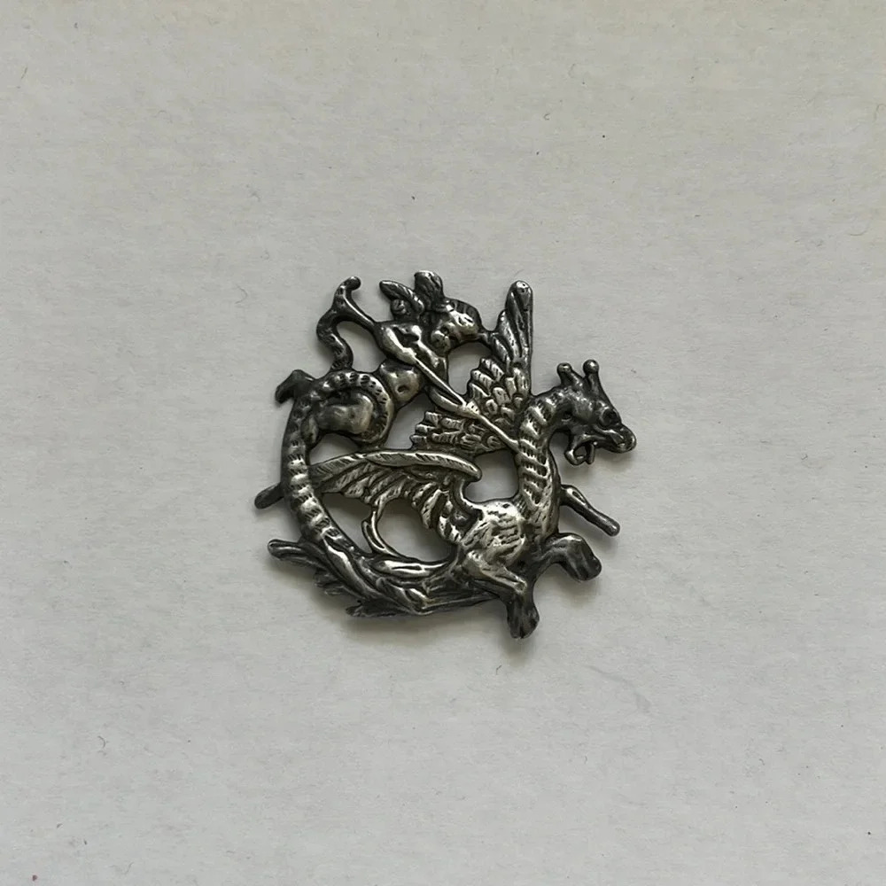 Vintage HOBE dragon brooch - Picture 1 of 3